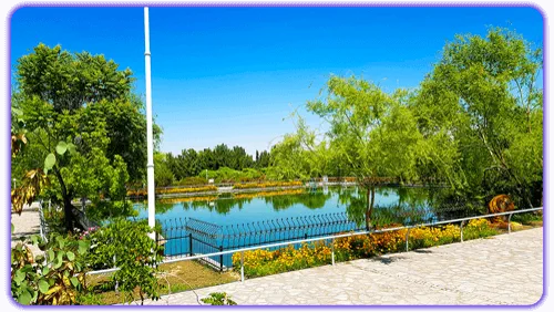 دریاچه پارک وکیل آباد مشهد