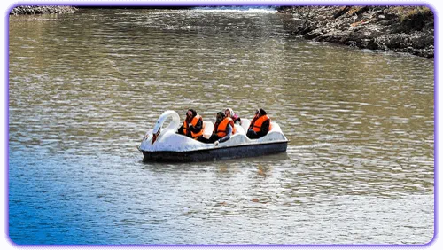 چالیدره مشهد؛ پاتوق آخر هفته مشهدیها 13 قایق پدالی چالیدره