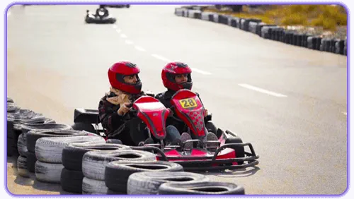 چالیدره مشهد؛ پاتوق آخر هفته مشهدیها 18 کارتینگ چالیدره